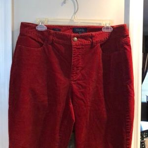 Burgundy pants